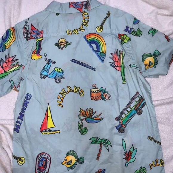 Roark Gonzo Camp Collar Shirt L - Picture 3 of 3